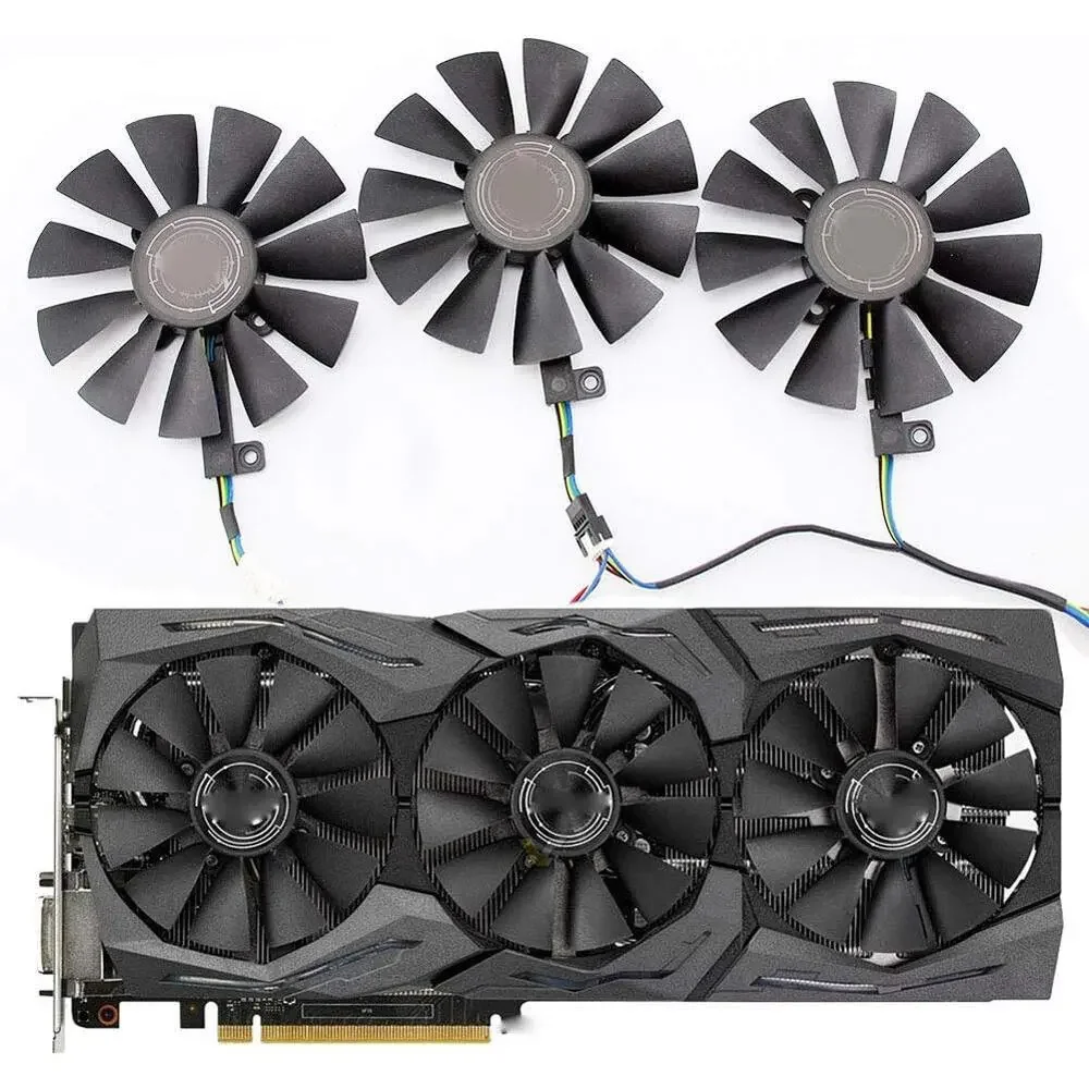87MM T129215SU 4Pin Cooling Fan for ASUS GTX Graphics Card Cooler Fans (ABC)